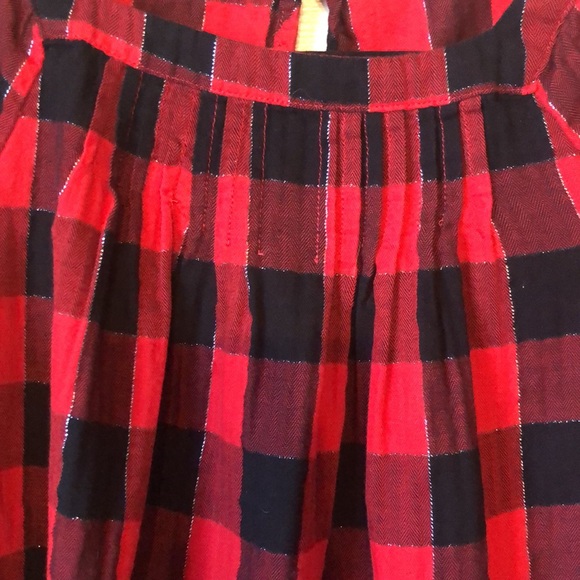 Crewcuts Plaid Blouse Top Tunic - Picture 4 of 9
